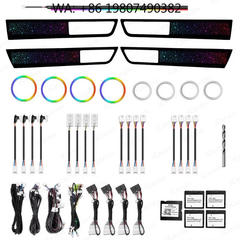 Car Accessories Light - Zestaw oświetlenia RGB Symphony do wnętrza