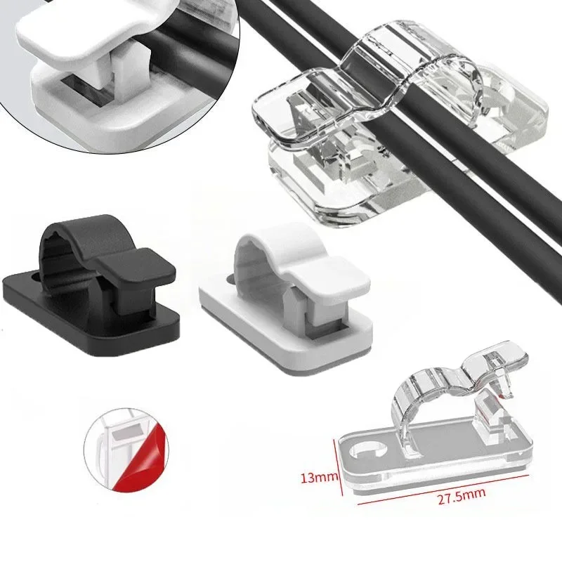 Car Cable Organizer - 10/50 sztuk Samoprzylepne klipsy do kabli