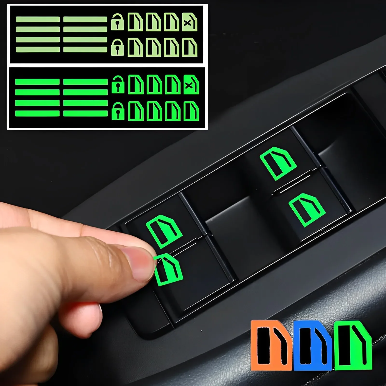 18 szt. Świecące naklejki na p – Car Accessories For Inside recenzja i cena