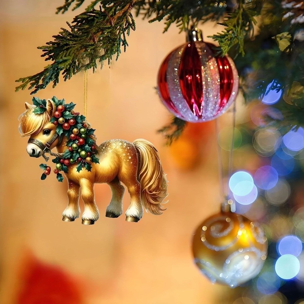 Płaskie zawieszki świąteczne 2 – Car Accessories Xmas Gifts recenzja i cena