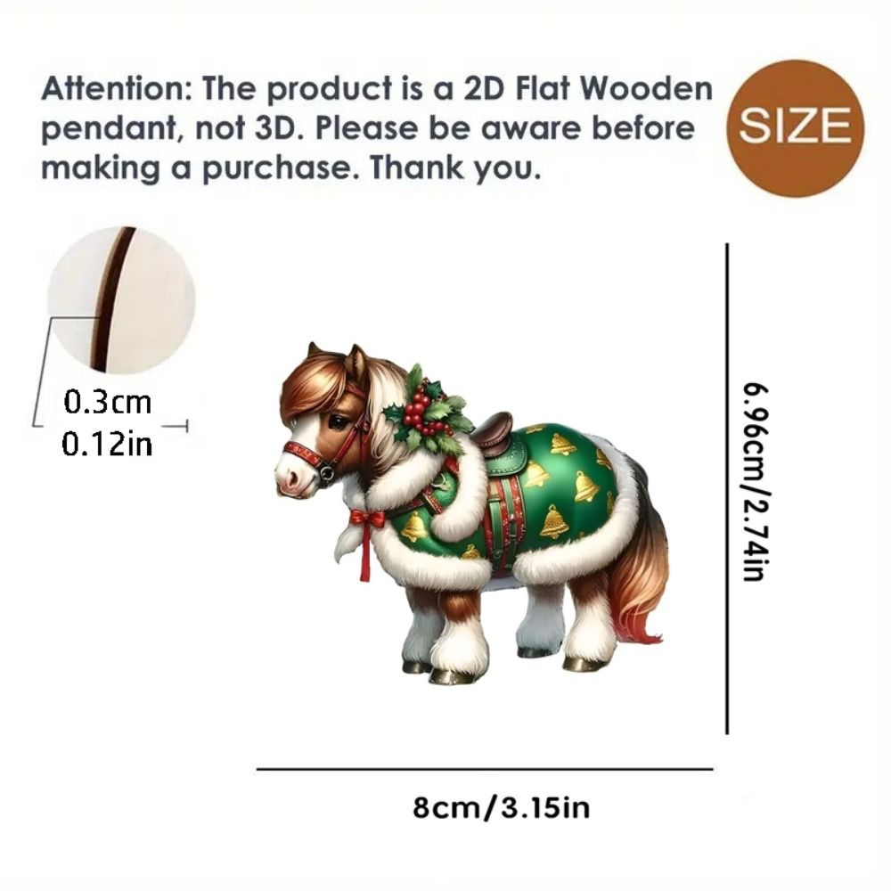 Płaskie zawieszki świąteczne 2 – Car Accessories Xmas Gifts recenzja i cena