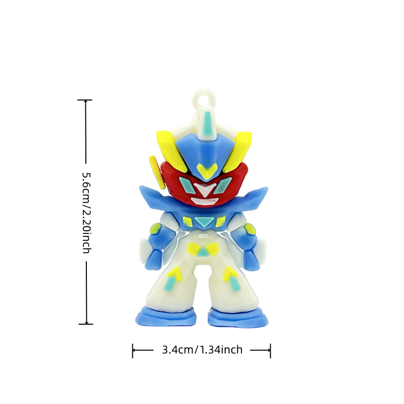 Silikonowy brelok Gundam, mini – Car Accessories Gifts For Men recenzja i cena