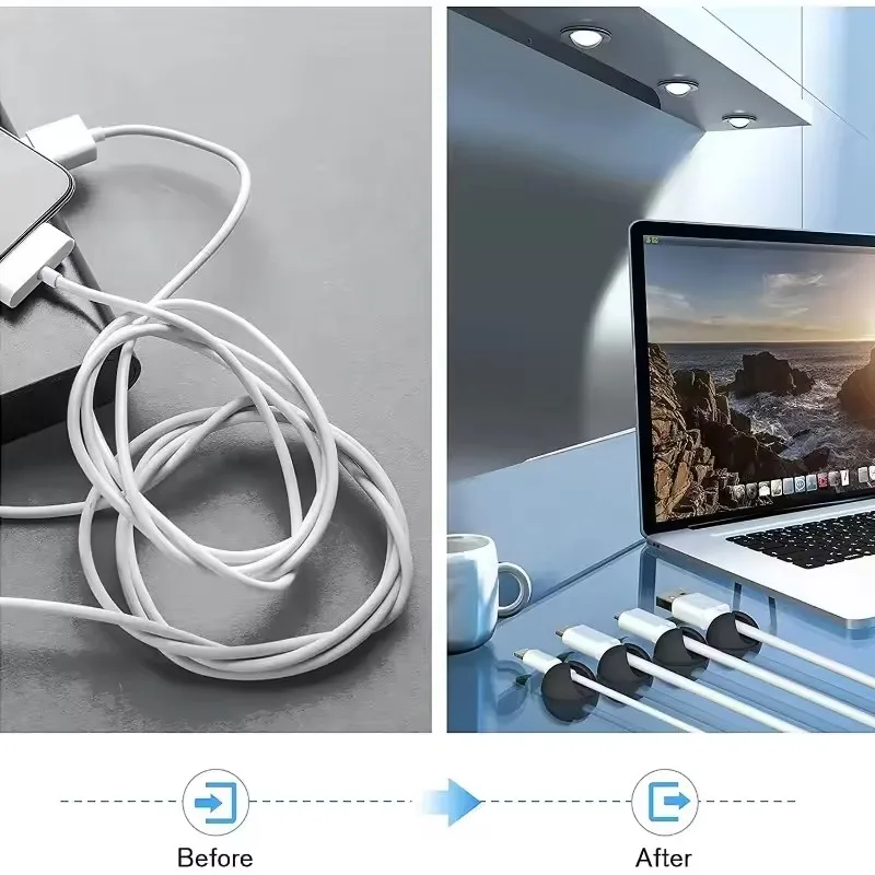 5/50 szt. Klipsy do kabli, org – Car Cable Organizer recenzja i cena