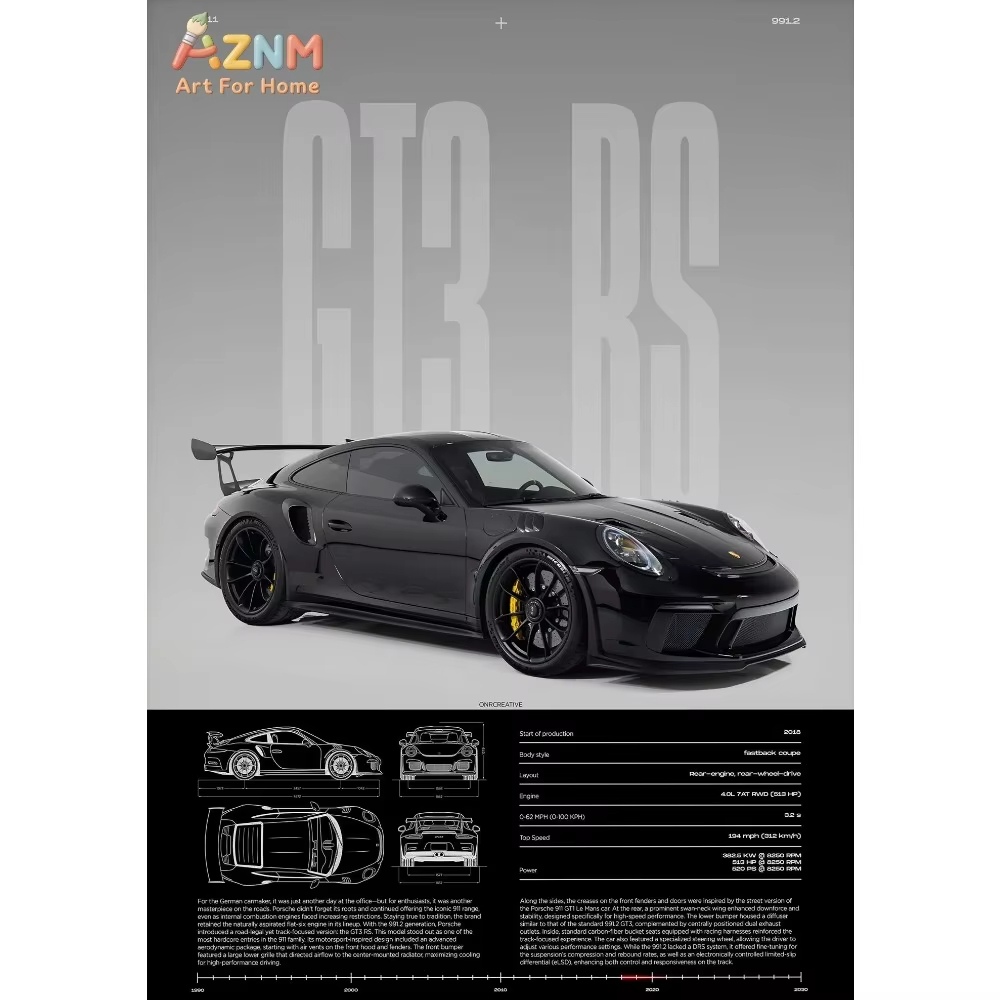 1 szt. Minimalistyczny Plakat  – Car Accessories For Inside recenzja i cena