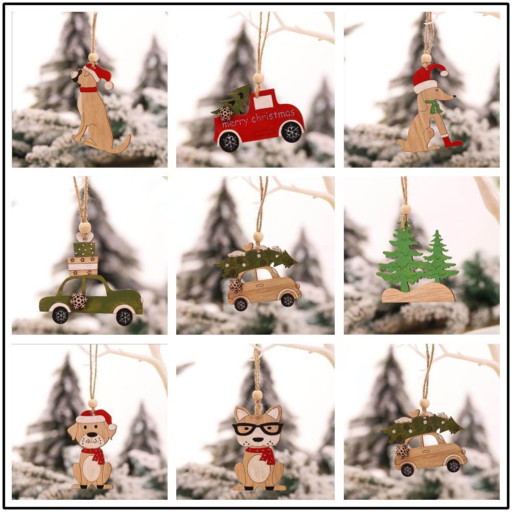 8 szt. świątecznych zawieszek, – Car Accessories Xmas Gifts recenzja i cena