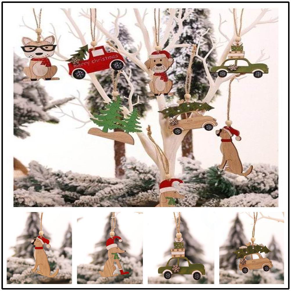 8 szt. świątecznych zawieszek, – Car Accessories Xmas Gifts recenzja i cena